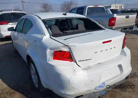 2013 Dodge Avenger Se from USA, damaged, VIN 1C3CDZAB5DN645276